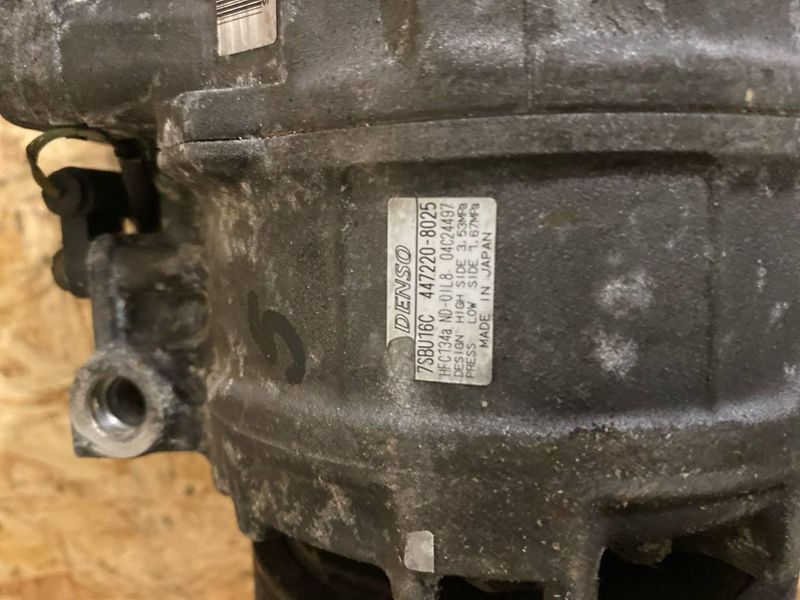Компрессор кондиционера BMW E39 E46 3.0 D M57 447220-8025 10468 фото