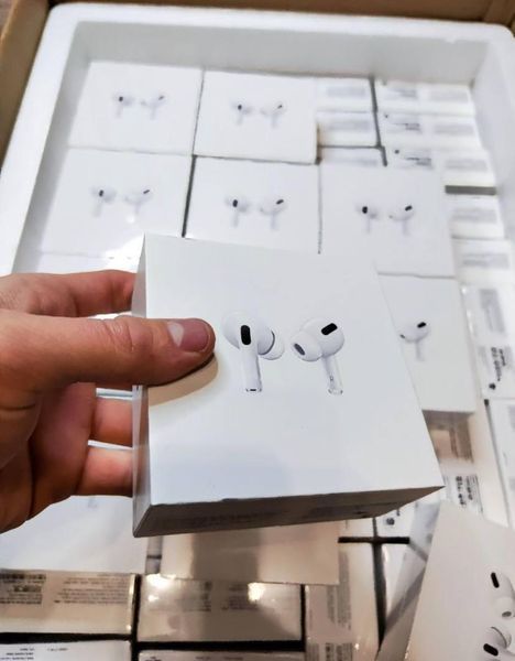 Навушники Apple AirPods PRO Original series 1:1 Bluetooth ANC картонна ванночка N4 фото