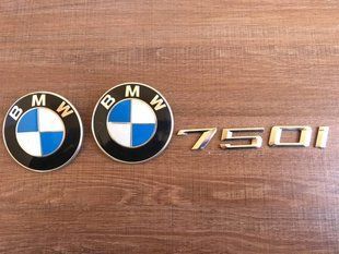 Bmw F01 750i задняя крышка багажника капот эмблема логотип значок символ комплект 51148132375 2505 фото