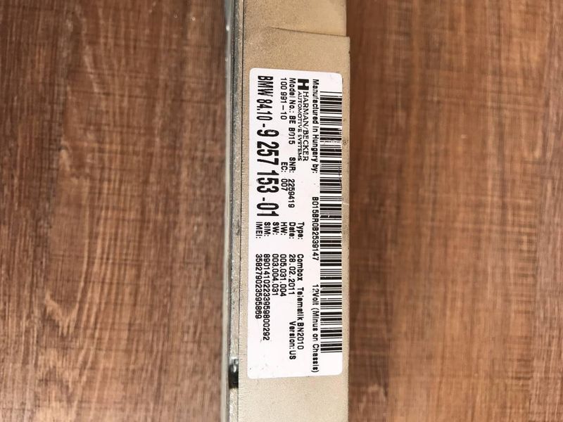 Модуль управления bluetooth BMW 7 `12 925715301 2485 фото