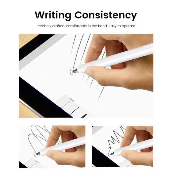 Універсальний Ємнісний Стілус - Ручка 2 в 1 Touch Pen Срібний для планшета сенсорного екрану p32 фото