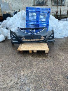 Бампер передний Mazda 6 GH рест 2010-2012 цвет 38R в сборе GBS750031AA 11447 фото