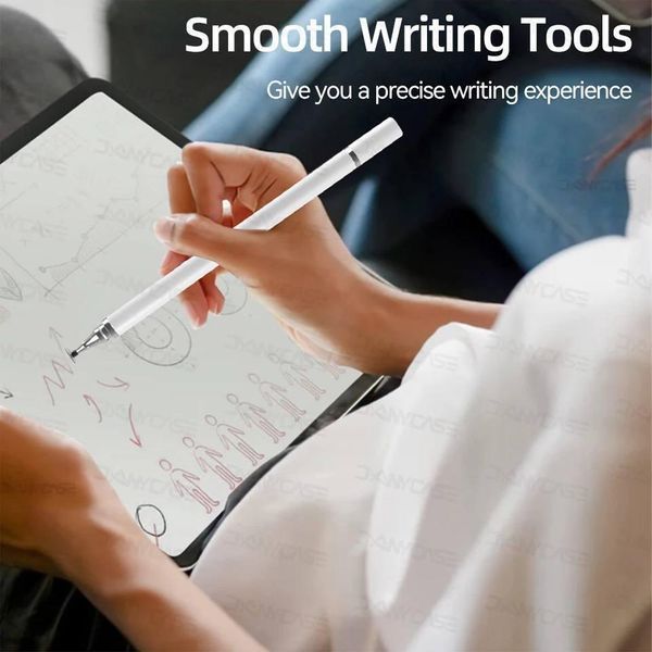 Універсальний Ємнісний Стілус - Ручка 2 в 1 Touch Pen Рожевий для планшета сенсорного екрану p24 фото