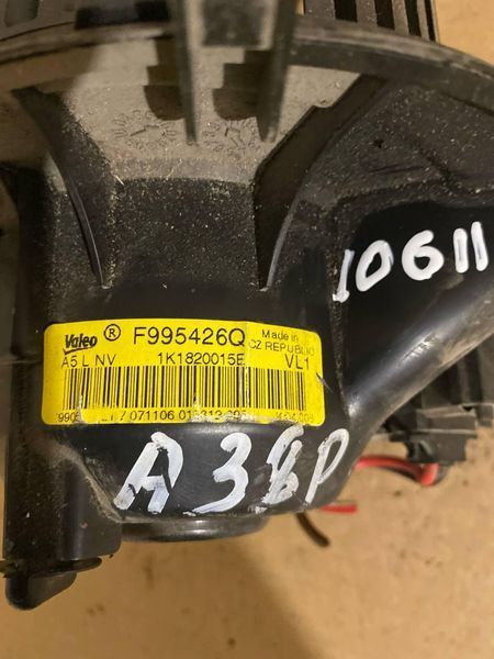 Вентилятор печки салона + резистор Audi A3 8P VW Golf Passat B6 B7 Leon Octavia 3C0907521B 1K1820015E 10611 фото
